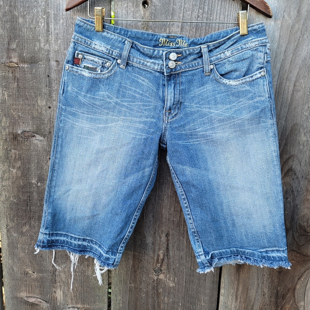 Miss Me Bermuda Jean Shorts